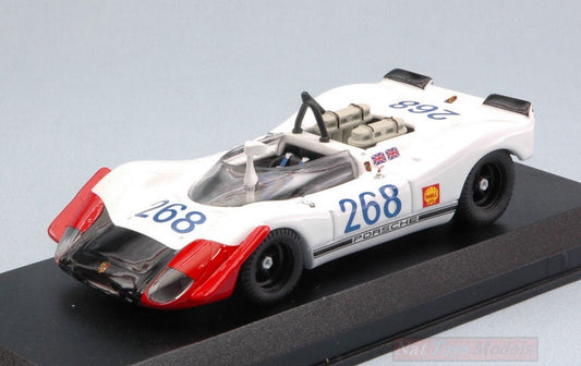 SCALE MODEL COMPATIBLE WITH PORSCHE 908/02 N.268 33th TARGA FLORIO 1969 B.REDMAN-R.ATTWOOD 1:43 BEST MODEL BT9666