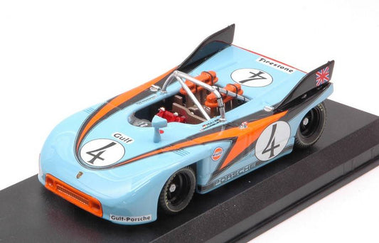 SCALE MODEL COMPATIBLE WITH PORSCHE 908/03 N.4 TARGA FLORIO 1971 RODRIGUEZ-MULLER 1:43 BEST MODEL BT9125-2