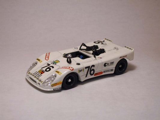 MODELE REDUIT COMPATIBLE AVEC PORSCHE 908/2 FLUNDER N.76 DNF LE MANS 1972 LAGNIEZ-TOUROUL 1:43 MEILLEUR MODELE BT9215