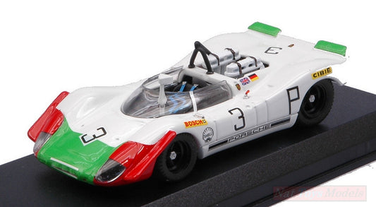 SCALE MODEL COMPATIBLE WITH PORSCHE 908/2 N.3 3rd 1000 KM NURBURGRING 1969 V.ELFORD-K.AHRENS JR.1:43 BEST MODEL BT9771