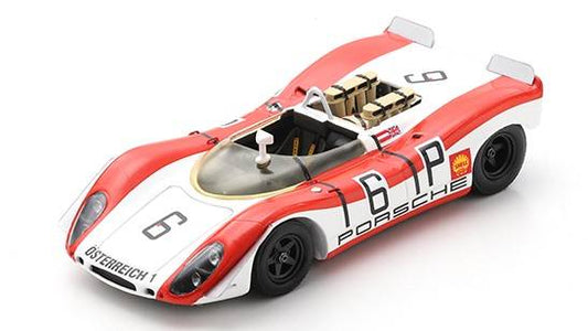 SCALE MODEL COMPATIBLE WITH PORSCHE 908-2 N.6 4th 1000 KM NURBURGRING 1969 R.LINS-R.ATTWOOD 1:43 SPARK MODEL SG826