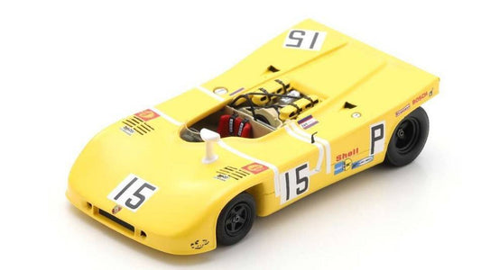SCALE MODEL COMPATIBLE WITH PORSCHE 908-3 N.15 2nd 1000 KM NURBURGRING 1970 H.HERMANN-R.ATTWOOD 1:43 SPARK MODEL SG828