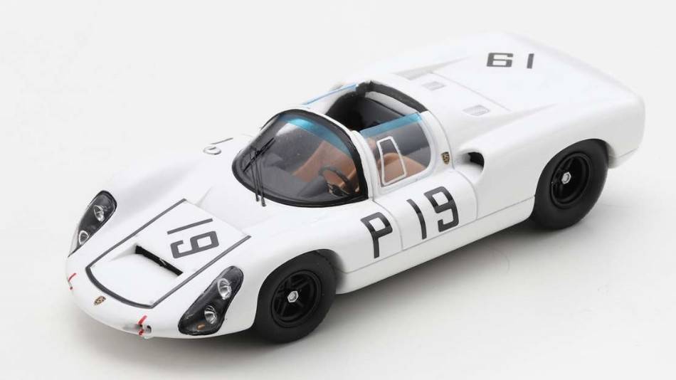 SCALE MODEL COMPATIBLE WITH PORSCHE 910 N.19 2nd 1000 KM NURBURGRING 1967 P.HAWKINS-G.KOCH 1:43 SPARK MODEL SG819