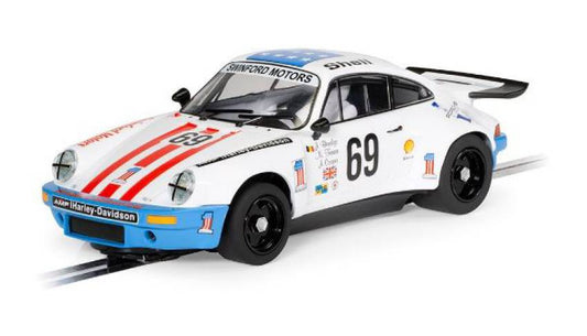 MODELE REDUIT COMPATIBLE AVEC PORSCHE 911 3.0 RSR 6ème 24 H LE MANS 1975 SLOT 1:32 SCALEXTRIC C4351