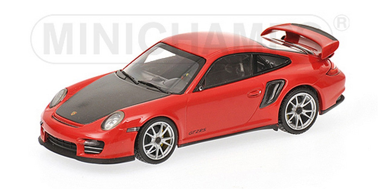 SCALE MODEL COMPATIBLE WITH PORSCHE 911 997 II GT2 RS 2010 RED/BLACK 1:43 MINICHAMPS PM400069408