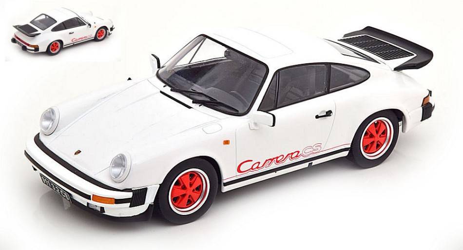 MODELLINO IN SCALA COMPATIBILE CON PORSCHE 911 CARRERA 3.2 CLUBSPORT 1989 WHITE 1:18 KK SCALE KKDC180871
