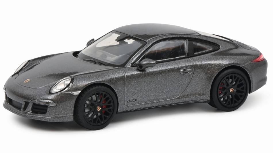 MODELLINO IN SCALA COMPATIBILE CON PORSCHE 911 CARRERA 4 GTS COUPE 2014 GREY 1:43 SCHUCO SH450758300