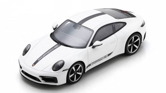 MODELLINO IN SCALA COMPATIBILE CON PORSCHE 911 CARRERA 4S (TYPE 992) 2019 WHITE 1:18 SCHUCO SH450058200