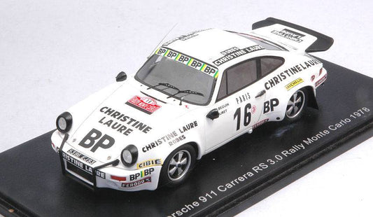SCALE MODEL COMPATIBLE WITH PORSCHE 911 CARRERA N.16 MONTE CARLO 1978 B.BEGUIN-W.HURET 1:43 SPARK MODEL S6640