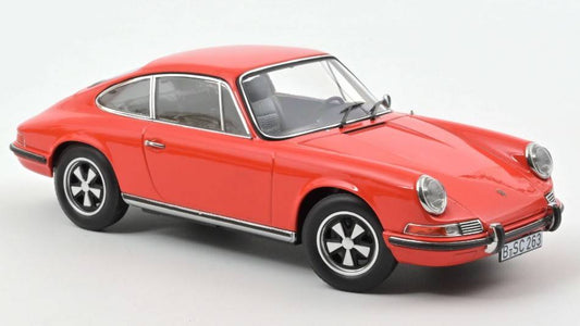SCALE MODEL COMPATIBLE WITH PORSCHE 911 AND 1970 ORANGE 1:18 NOREV NV187628