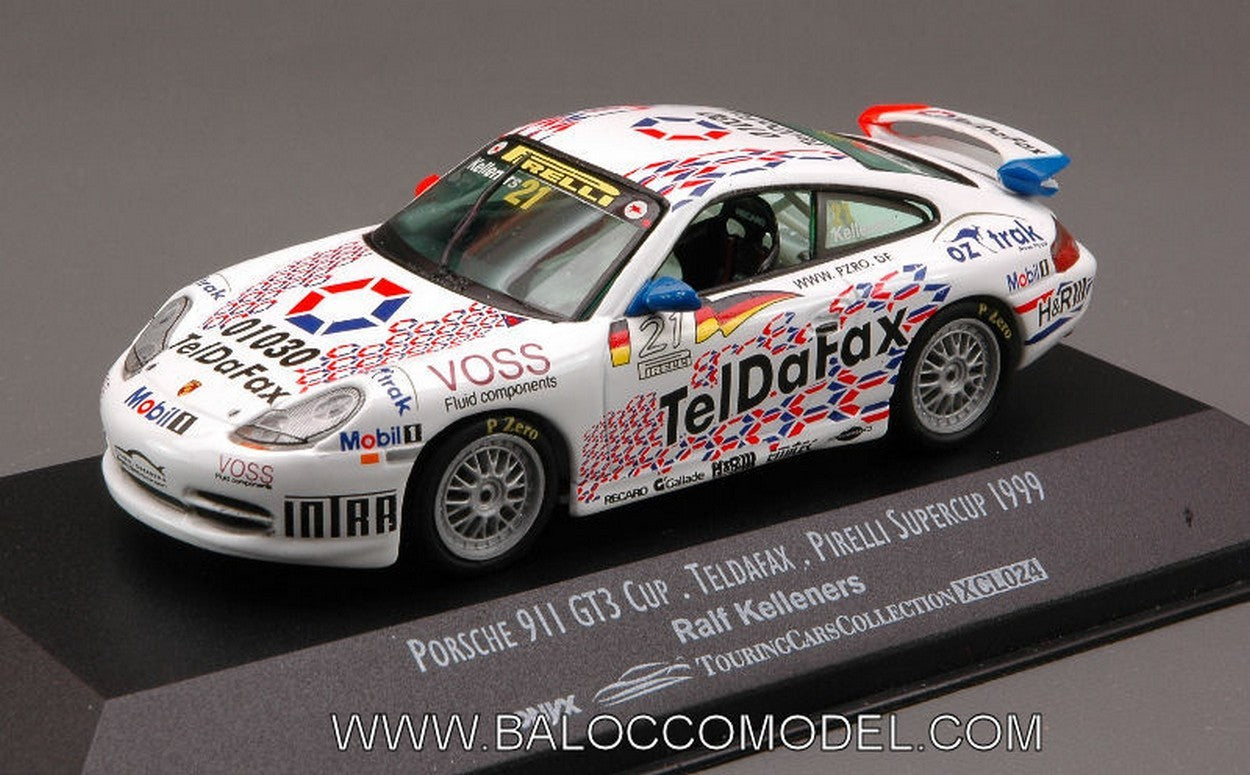 MODÈLE RÉDUIT COMPATIBLE AVEC PORSCHE 911 GT 3 N.21 SUPÉRIEUR. 99 1:43 QUARTZOXCL024