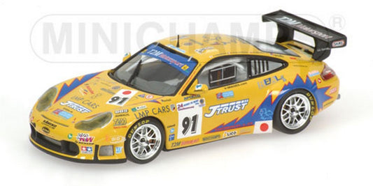 SCALE MODEL COMPATIBLE WITH PORSCHE 911 GT 3 N.91 LM 2006 1:43 MINICHAMPS PM400066991