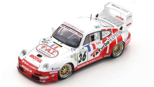 SCALE MODEL COMPATIBLE WITH PORSCHE 911 GT2 N.36 LM 1995 PAREJA-JARIER-COMAS 1:43 SPARK MODEL S4445