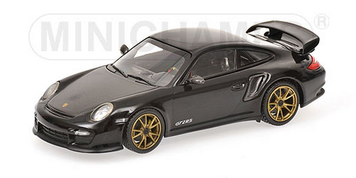SCALE MODEL COMPATIBLE WITH PORSCHE 911 GT2 RS 2010 BLACK 1:43 MINICHAMPS PM400069402