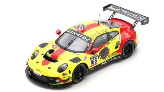 SCALE MODEL COMPATIBLE WITH PORSCHE 911 GT3 N.166 AM CLASS 24 H SPA 2021 DECURTINS-BUSCH-LAUC 1:43 SPARK MODEL SB456