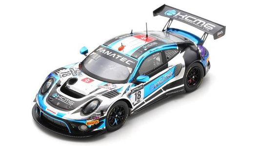 SCALE MODEL COMPATIBLE WITH PORSCHE 911 GT3 N.18 24 H SPA 2021 LIBERATI-IMPERATORI-BURDON 1:43 SPARK MODEL SB440