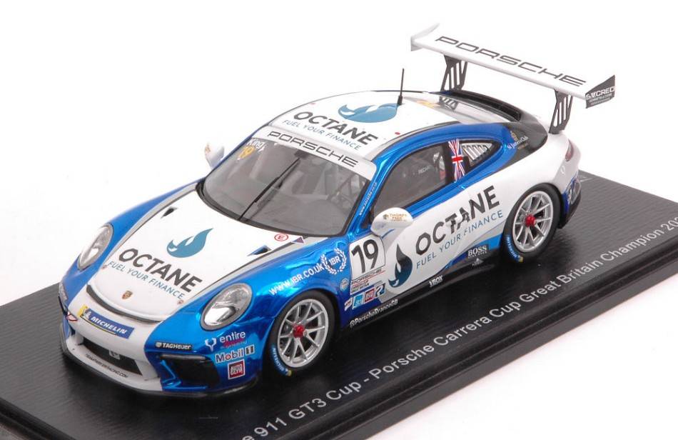 SCALE MODEL COMPATIBLE WITH PORSCHE 911 GT3 N.19 CARRERA CUP GREAT BRITAIN 2020 HARRY KING 1:43 SPARK MODEL UK011