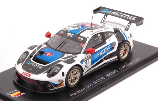 SCALE MODEL COMPATIBLE WITH PORSCHE 911 GT3 N.21 24 H SPA 2020 BURDON-IMPERATORI-LIBERATI 1:43 SPARK MODEL SB401