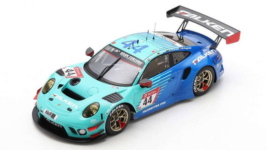 SCALE MODEL COMPATIBLE WITH PORSCHE 911 GT3 N.44 4th 24 H NURBURGRING 2021 BACHLER-MULLER-PICARIELLO SPARK MODEL 18SG055