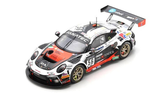 SCALE MODEL COMPATIBLE WITH PORSCHE 911 GT3 N.56 24 H SPA 2021 DUMAS-RIZZOLI-PEDERSEN 1:43 SPARK MODEL SB475
