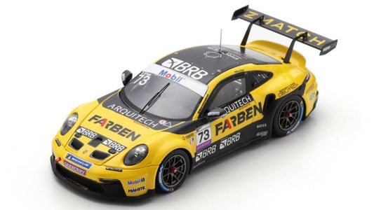 SCALE MODEL COMPATIBLE WITH PORSCHE 911 GT3 N.73 PORSCHE CARRERA CUP BRAZIL CHAMP.2022 E.ELIAS 1:43 SPARK MODEL S5235