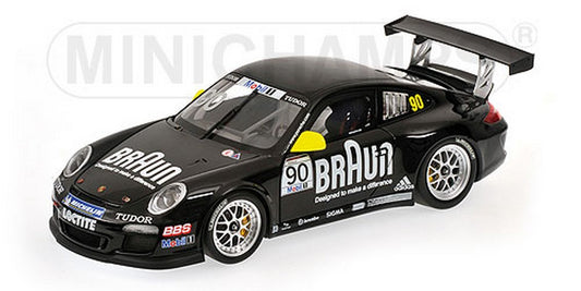 SCALE MODEL COMPATIBLE WITH PORSCHE 911 GT3 N.90 SUPERCUP 2010 1:18 MINICHAMPS PM100106990