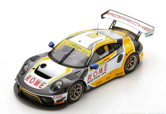 SCALE MODEL COMPATIBLE WITH PORSCHE 911 GT3 N.98 3rd FIA GT WORLD CUP MACAU 2019 E.BAMBER 1:18 SPARK MODEL 18SA024