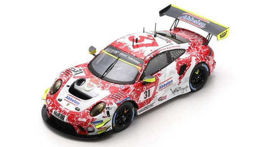 SCALE MODEL COMPATIBLE WITH PORSCHE 911 GT3 R N.31 24 H NURBURGRING 2021 PILET-MARTIN-OLSEN-MAKOWIEC SPARK MODEL SG782