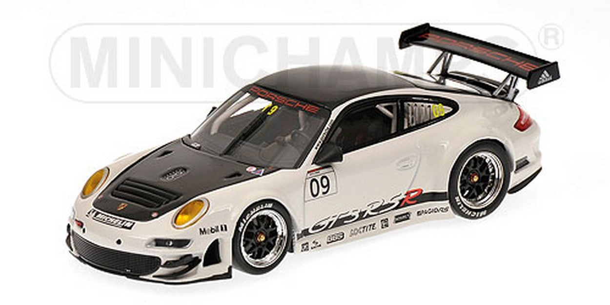 SCALE MODEL COMPATIBLE WITH PORSCHE 911 GT3 RSR 2009 PROMO 1:43 MINICHAMPS PM400096909