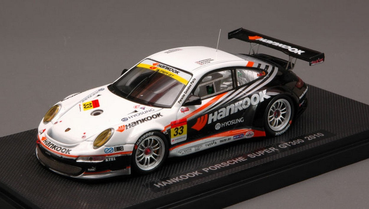 MODÈLE RÉDUIT COMPATIBLE AVEC PORSCHE 911 GT3 RSR N.33 SUPER GT300 2010 M.KINOSHITA-M.KAGEYAMA 1:43 EBBRO EB44370
