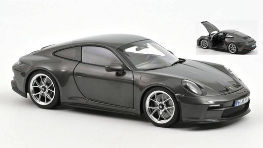SCALE MODEL COMPATIBLE WITH PORSCHE 911 GT3 WITHOUT TOURING PACKAGE 2021 GRAY METALLIC 1:18 NOREV NV187305