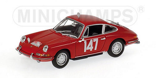 MODELLINO IN SCALA COMPATIBILE CON PORSCHE 911 N.147 M.CARLO 1965 1:43 MINICHAMPS PM430656747
