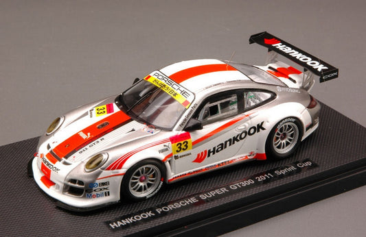 MODÈLE RÉDUIT COMPATIBLE AVEC PORSCHE 911 N.33 SUPER GT300 2011 KAGEYAMA-FUJII 1:43 EBBRO EB44597
