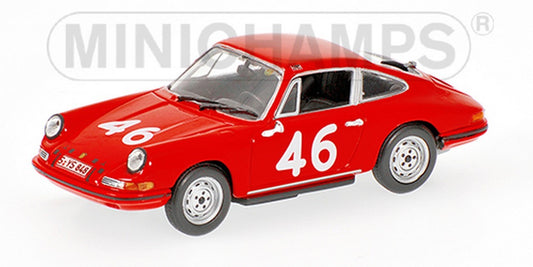 MODÈLE RÉDUIT COMPATIBLE AVEC PORSCHE 911 N.46 CLASSE GAGNANT TARGA FLORIO 1967 CAHIER-KILLY 1:43 MINICHAMPS PM430676746