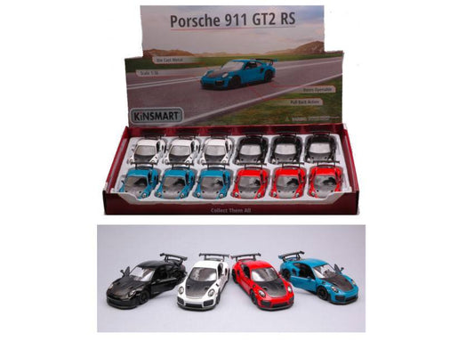 SCALE MODEL COMPATIBLE WITH PORSCHE 911 RS GT2 (991) 2017 12 cm KINSMART KT5408D