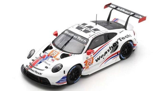 SCALE MODEL COMPATIBLE WITH PORSCHE 911 RSR N.79 2nd LMGTE AM LM 2022 MACNEIL-ANDLAUER-MERRILL 1:64 SPARK MODEL Y275