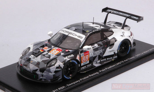 SCALE MODEL COMPATIBLE WITH PORSCHE 911 RSR N.88 POLE POS.LMGTE AM LM 2019 HOSHINO-RODA-CAIROLI 1:43 SPARK MODEL S7947