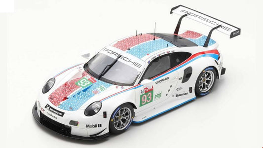 SCALE MODEL COMPATIBLE WITH PORSCHE 911 RSR N.93 3rd LMGTE PRO CLASS LM 2019 PILET-BAMBER-TANDY 1:18 SPARK MODEL S18436