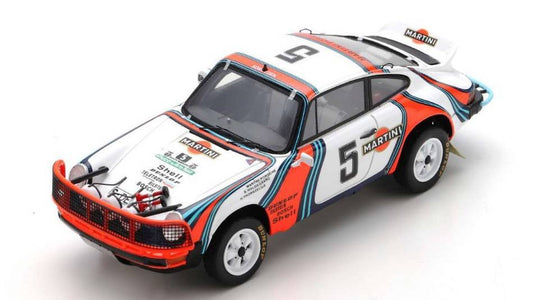 MODÈLE RÉDUIT COMPATIBLE AVEC PORSCHE 911 SC 3.0 N.5 4ème RALLYE SAFARI 1978 B.WALDEGARD-H.THORSZELIUS SPARK MODEL S4018