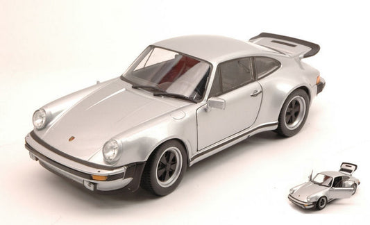 SCALE MODEL COMPATIBLE WITH PORSCHE 911 TURBO 3.0 1974 SILVER 1:24 WELLY WE4043S