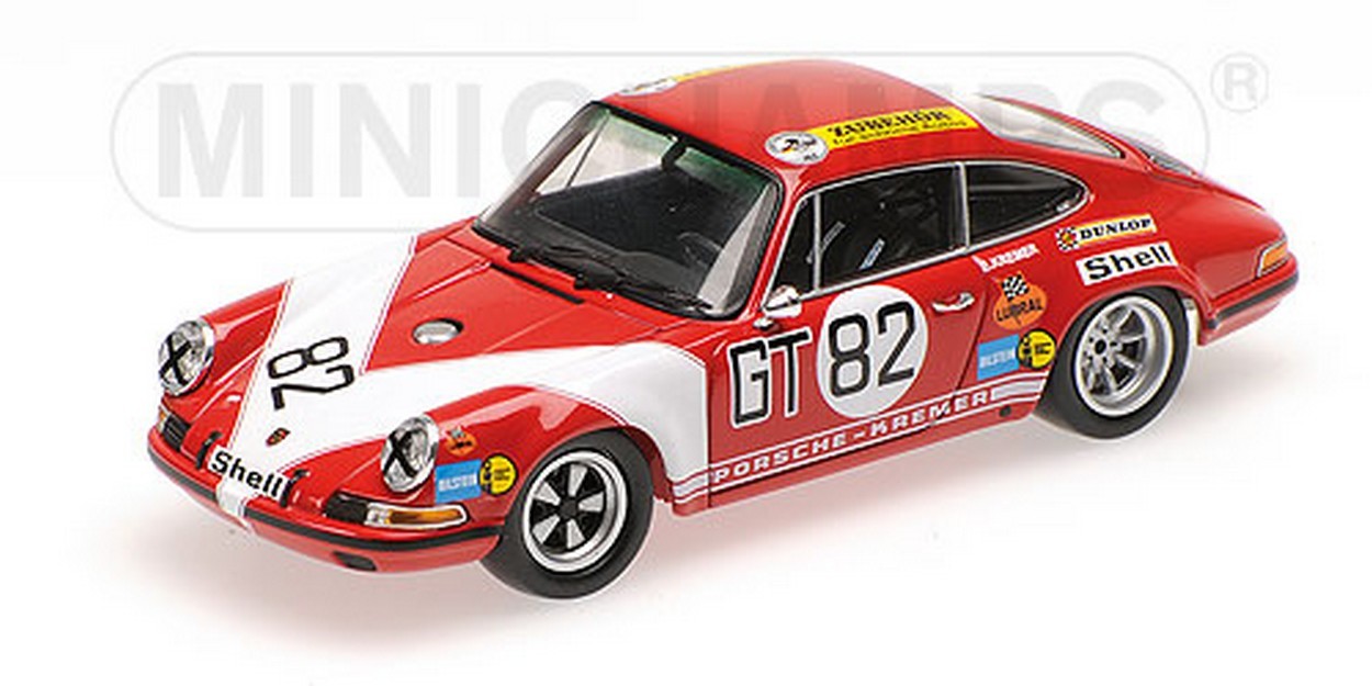 MODELE REDUIT COMPATIBLE AVEC PORSCHE 911S N.82 CLASSE W3INNER ADAC 1000 KM 1971 KREMER-NEUHAUS 1:43 MINICHAMPS PM400716882