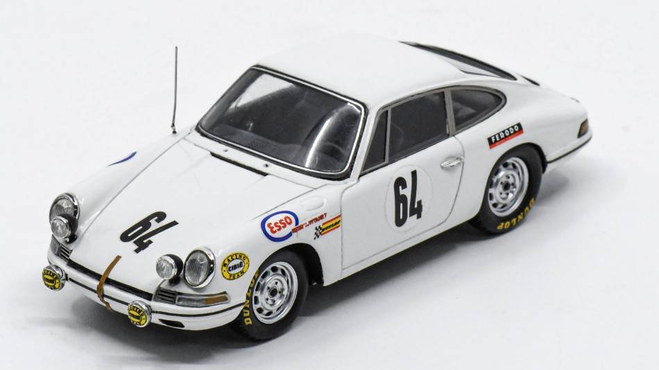 SCALE MODEL COMPATIBLE WITH PORSCHE 911T N.64 LM 1968 C.LAURENT-JC.OGIER 1:43 SPARK MODEL S9740
