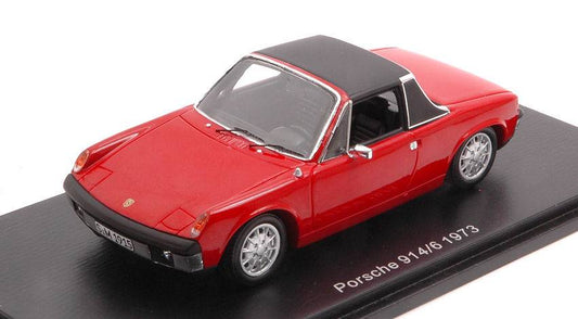 MODELLINO IN SCALA COMPATIBILE CON PORSCHE 914/6 1973 RED 1:43 SPARK MODEL S4563