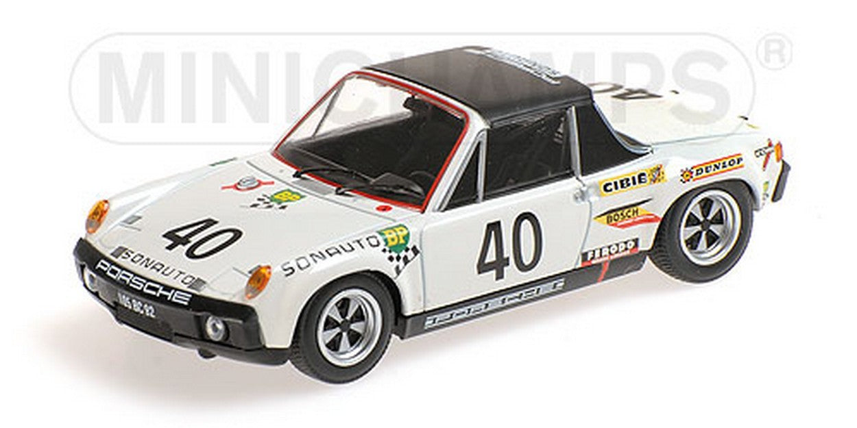 MODELE REDUIT COMPATIBLE AVEC PORSCHE 914/6 N.40 CLASSE WINNER LM 1970 CHASSEUIL-BALLOT-LENA 1:43 MINICHAMPS PM400706540