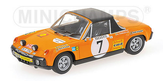 MODELLINO IN SCALA COMPATIBILE CON PORSCHE 914/6 N.7 3rd MONTE CARLO 1971 WALDEGARD-THORSZELIUS 1:43 MINICHAMPS PM400716507