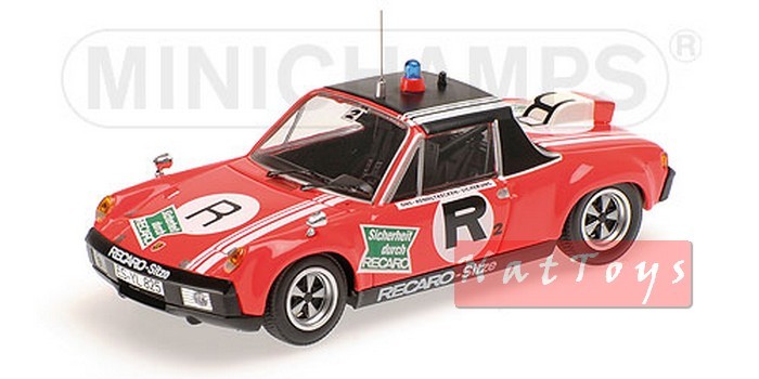 MODELLINO IN SCALA COMPATIBILE CON PORSCHE 914/6 ONS R2 1974 1:43 MINICHAMPS PM400746500