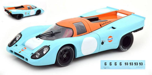 SCALE MODEL COMPATIBLE WITH PORSCHE 917 K GULF PLAIN BODY BASED W/DECALS N.6+N.93 1:18 CMR CLASSIC MODEL REPLICARS CMR147