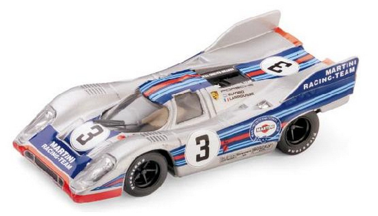 MODELLINO IN SCALA COMPATIBILE CON PORSCHE 917 K N.3 RETIRED 1000 Km MONZA 1971 ELFORD-LARROUSSE 1:43 BRUMM BM0252