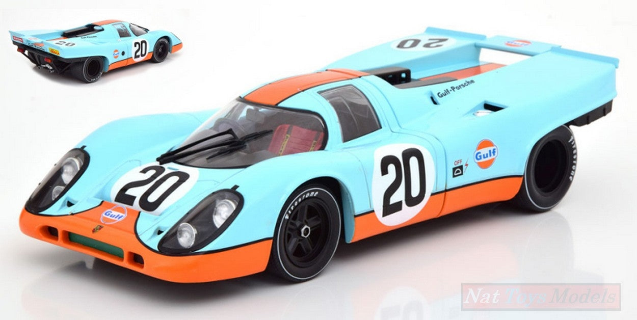SCALE MODEL COMPATIBLE WITH PORSCHE 917K GULF N.20 24th LM 1970 JO SIFFERT-B.REDMAN 1:18 CMR CLASSIC MODEL REPLICARS CMR1