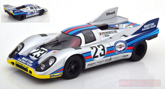 SCALE MODEL COMPATIBLE WITH PORSCHE 917K MARTINI N.23 1000 KM SPA 1971 MARKO-VAN LENNEP 1:18 CMR CLASSIC MODEL REPLICARS